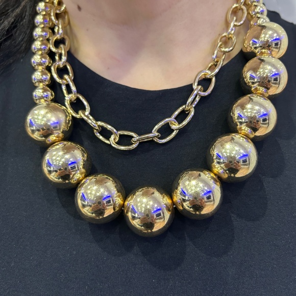 CCB Link Layered Necklace Set - Picture 3 of 4